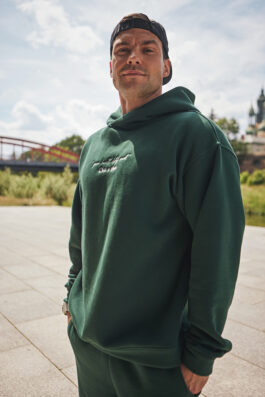 Hoodie BRITISH RACING GREEN