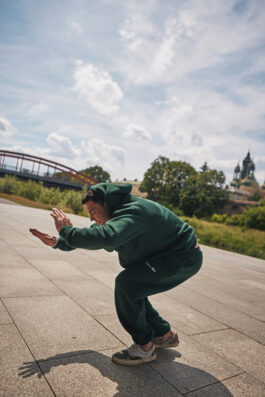 Tracksuit hoodie/pants BRITISH RACING GREEN