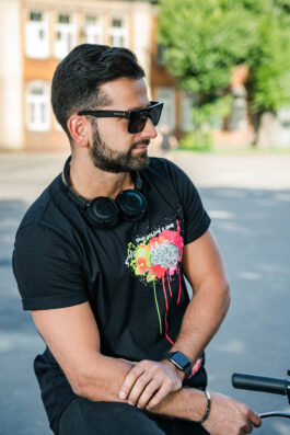 T-shirt BAHAMA SPLASH BLACK