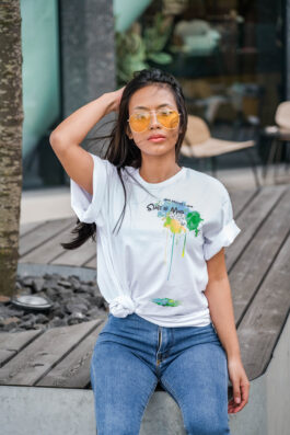 T-shirt BARBADOS SPLASH WHITE classic