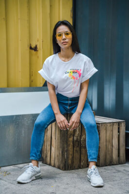 T-shirt BAHAMA SPLASH WHITE classic