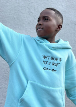 Mini hoodie AQUA