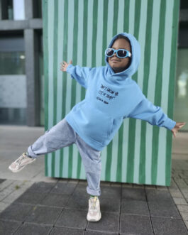 Mini hoodie BLUE MARLIN