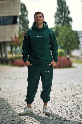 Tracksuit hoodie/pants BRITISH RACING GREEN CLASSIC