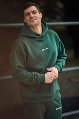 Hoodie BRITISH RACING GREEN CLASSIC