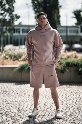 Hoodie / shorts DUSTY PINK CLASSIC